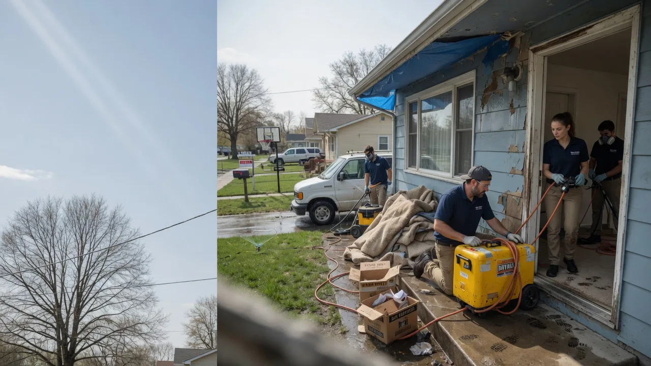 Basement Flood Cleanup in Carthage, IL near me